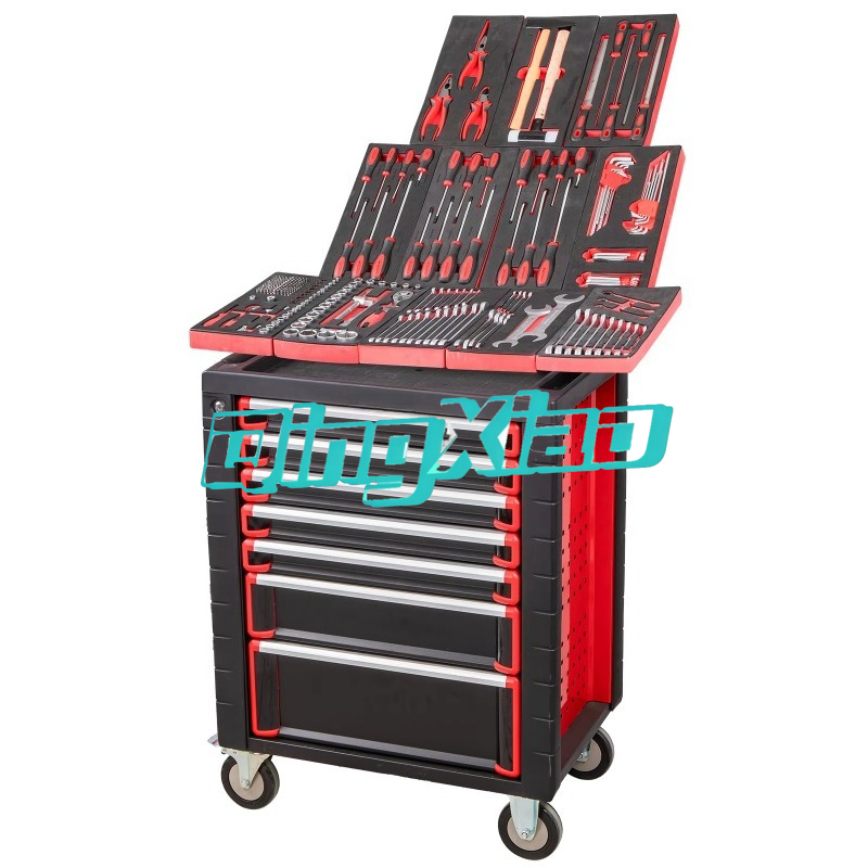Workshop Tools Trolley - Carrello Portautensili Completo con 7 Cassetti
