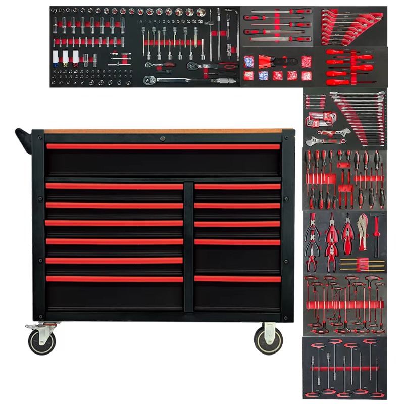 Workshop Tools Trolley - Carrello Portautensili Industriale con 12 Cassetti