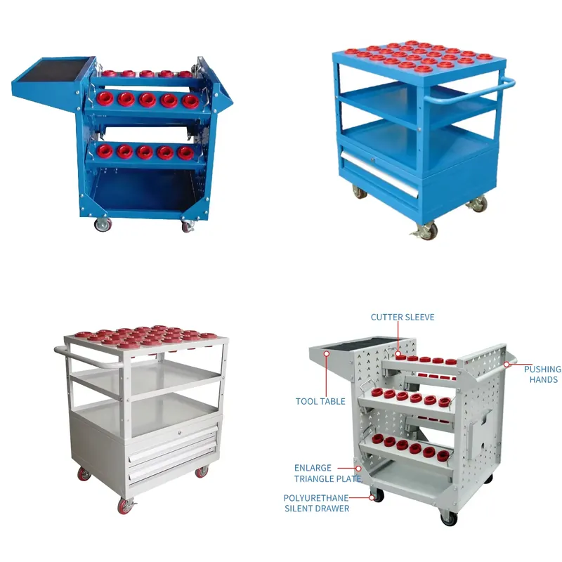 Workshop Tools Trolley - Carrello Portautensili CNC Durevole per Officina