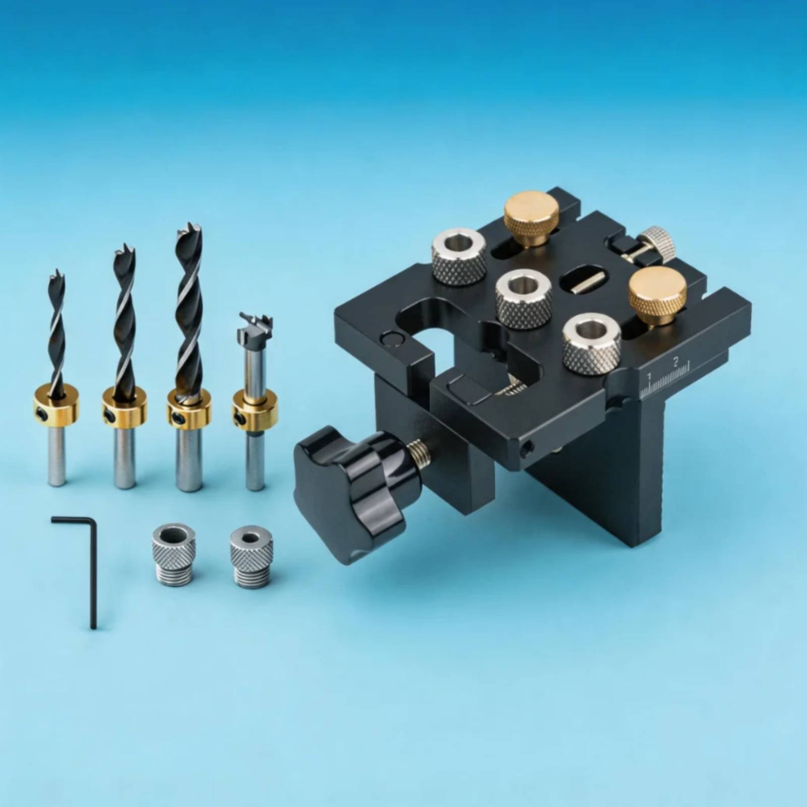 Guida per Fori nel Legno 3-in- - Workshop Tools Locations recensione e prezzo