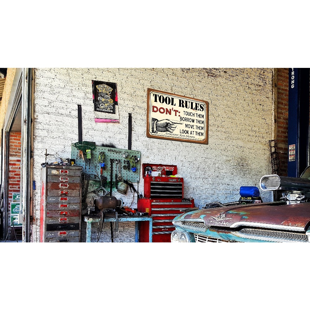 1 pezzo Targhetta in Metallo P - Workshop Tools Name recensione e prezzo